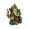 Brass Ganesha Statue Idol Showpiece Ganpati Figurine God of Luck and Success Home Decoration Elephant God Return Gifts for Housewarming Pooja Diwali Decoration